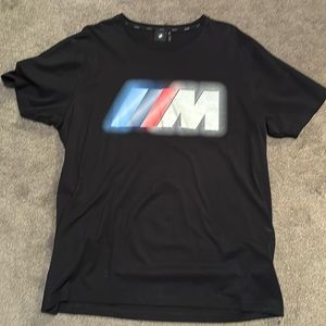 XL black BMW M logo T Shirt
